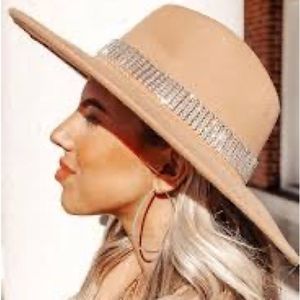 COPY - RHINESTONES FEDORA HAT